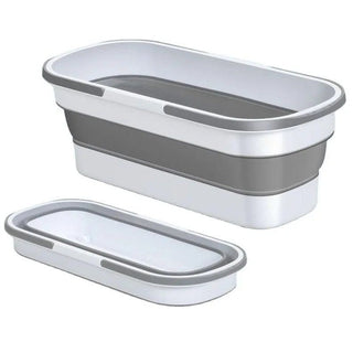 Foldbar spand med hjul, 30 liter