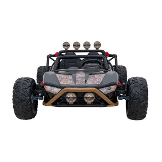 Elektrisk buggy til børn NOVOKIDS Maverick Racer S UTV – 24V, 2 sæder, fjernbetjening, offroad, max 50 kg, sort