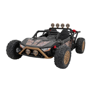 Elektrisk buggy til børn NOVOKIDS Maverick Racer S UTV – 24V, 2 sæder, fjernbetjening, offroad, max 50 kg, sort