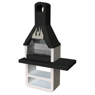 SAROM Prometeo Kulgrill i Beton – 125 x 64 x 215 cm – Robust & Elegant