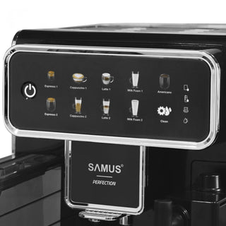 Espressomaskine med mælkeskummer, Auto-rengøring, 1350W, 2,2 L, Touch