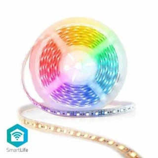 Smart Wi-Fi LED-stribe fra Nedis, RGB, 5m