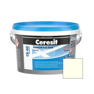 Fugemasse til fliser og klinker Ceresit CE 40, hvid, indendørs / udendørs, 2 kg