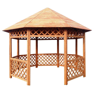 Træpavillon fra Daf, Ottekantet, 3,92x3,62 m