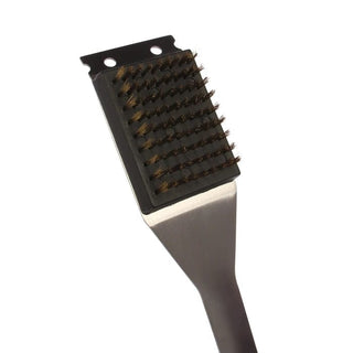 Grillbørste, Rustfrit stål og plastik, 34 cm