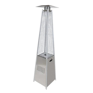 Grunman ITPI-13GQ terrassevarmer – gas, 13.000 W, quartzrør + IGT regulator, rustfrit stål