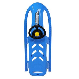 Børneslæde  – plast, blå, 102 x 40 x 45 cm, fra 3 år