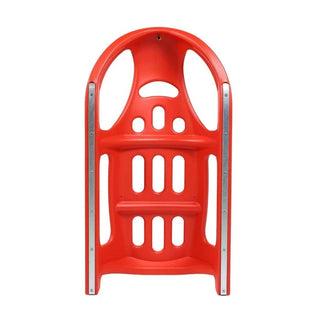 Børneslæde Ibseal – rød plast, 86 x 46 cm, let og stabil, fra 3 år