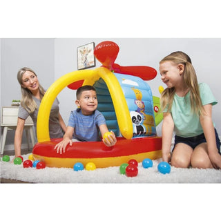 Bestway Fisher-Price 93538 oppustelig hoppeborg – 155 x 102 x 91 cm, multicolor