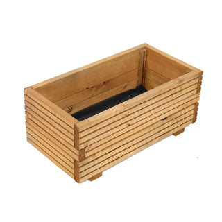 Plantekasse i træ, Indendørs/udendørs, Medium model, Rektangulær, 65x34x28 cm