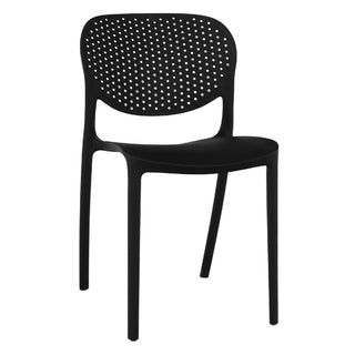 Havestol, Fedra New, Plast, Sort