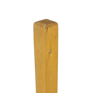 Træ hegnsstolpe 6x6 cm – Natur – Nåletræ – Flere længder (80 / 100 / 120 cm)