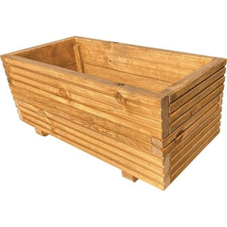 Plantekasse i træ, Indendørs/udendørs, Lille model, Rektangulær, 50x20x25 cm