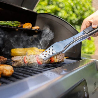 Elektrisk grill, Landmann 01992, 3200W, 300°C, Non-stick plader, Rustfrit stål, Touchskærm
