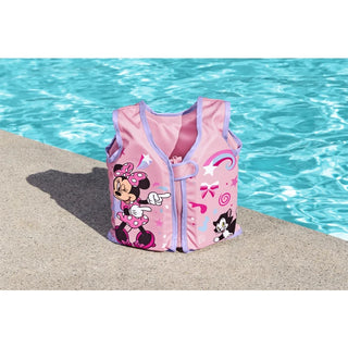 Svømmevest til børn Bestway Minnie 9101B – Pink (S/M, 11–19 kg)