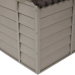 Medium hundehus PVC, 10-701, brun, 71x71x68 cm