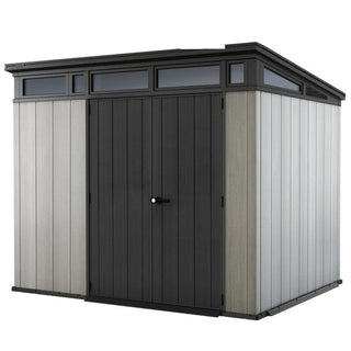 Keter Artisan Redskabsskur – 218 / 277 / 342 cm | Dobbelt dør | Duotech™ plast | Grå