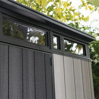 Keter Artisan Redskabsskur – 218 / 277 / 342 cm | Dobbelt dør | Duotech™ plast | Grå