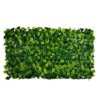Kunstig Tilia mix hæk/Panel med blade, Grøn, 1x2 m