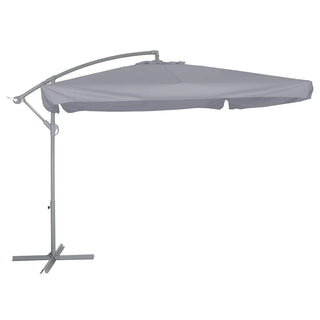 Parasol Areca Grandio Mob, Firkantet, Metalstruktur, Grå, 250x250 cm