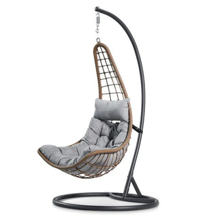 Hængestol Grandio Mob Doolim – 1-personers, grå/brun, 124 x 105 x 194 cm