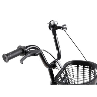 Velors V1601B børnecykel – 16", blå + grøn, 4–6 år, 1 gear, V-bremser, med støttehjul og cykelkurv