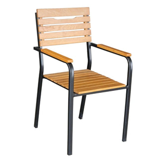 Havestol Brest FO423, Metal/asketræ