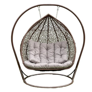 Hængestol Dublarch til 2 personer – brun, 135 x 130 x 200 cm