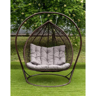 Hængestol Dublarch til 2 personer – brun, 135 x 130 x 200 cm