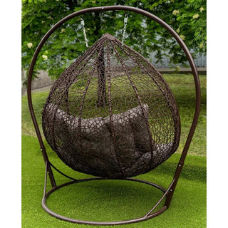 Hængestol Dublarch til 2 personer – brun, 135 x 130 x 200 cm