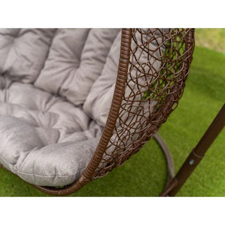 Hængestol Dublarch til 2 personer – brun, 135 x 130 x 200 cm