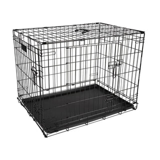 Transportbur til Hund Str. M – 77x54x60 cm – Sammenklappeligt Metalbur