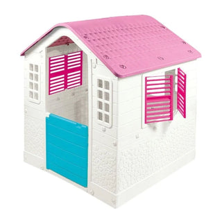 Legehus til børn D2579 i plast – til have og indendørs brug, UV- og fugtbestandigt, 2+ år