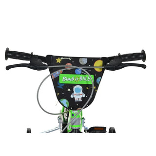 Bimbo Bike Cosmos 16" Børnecykel – Sort/Grøn | 5–8 år