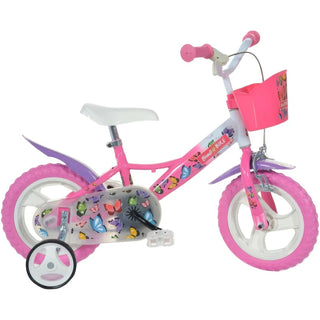 Bimbo Bike 12" Børnecykel – Hvid/Rosa | 3–5 år