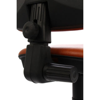 Kontorstol Golf, ergonomisk, drejelig, kunstlæder