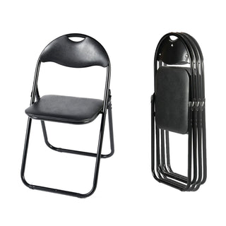 Klapstol XJH-0208, polstret, metal og PVC