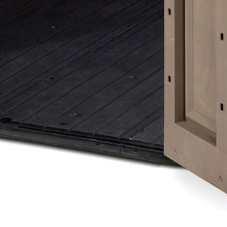 Keter Factor Haveskur / Redskabsskur – 178 x 195,5 x 208 cm | Dobbelt dør | PVC | Beige/Grå