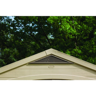 Keter Factor Haveskur / Redskabsskur – 178 x 195,5 x 208 cm | Dobbelt dør | PVC | Beige/Grå
