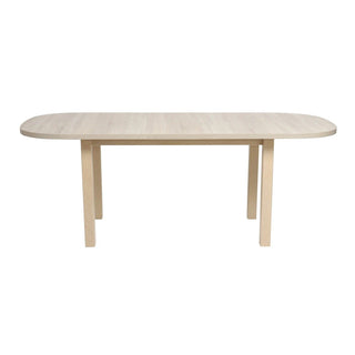 Spisebord med udtræk, MB-12 oval, 160/200x80x75 cm