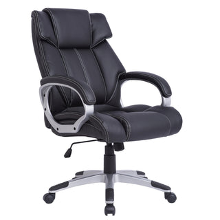 Ergonomisk kontorstol HLC-1832L, drejelig, PU + PVC