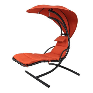 Hængesofa til haven – 1-personers, model 68471E-B, med solskærm