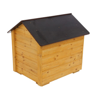 Hundehus til små hunde, CC.03, Træ, 75x56x74 cm