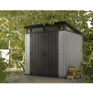 Keter Artisan Redskabsskur – 218 / 277 / 342 cm | Dobbelt dør | Duotech™ plast | Grå