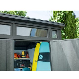 Keter Artisan Redskabsskur – 218 / 277 / 342 cm | Dobbelt dør | Duotech™ plast | Grå