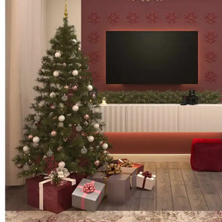Julekugler – Rosa, 6 cm, plast, 24 stk. sæt