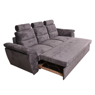 Sovesofa Rodos V1, 3 personer, med aftagelige armlæn, 240 × 90 × 105 cm