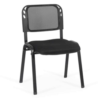Konferencestol HRC 600, fast, stof + mesh