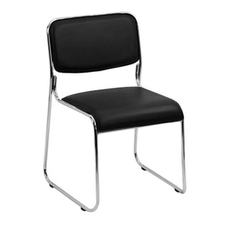 Konferencestol HRC 604, fast, kunstlæder