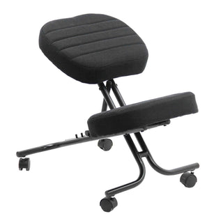 Ergonomisk kontorstol OFF 093, med knæstøtte, justerbar, stof